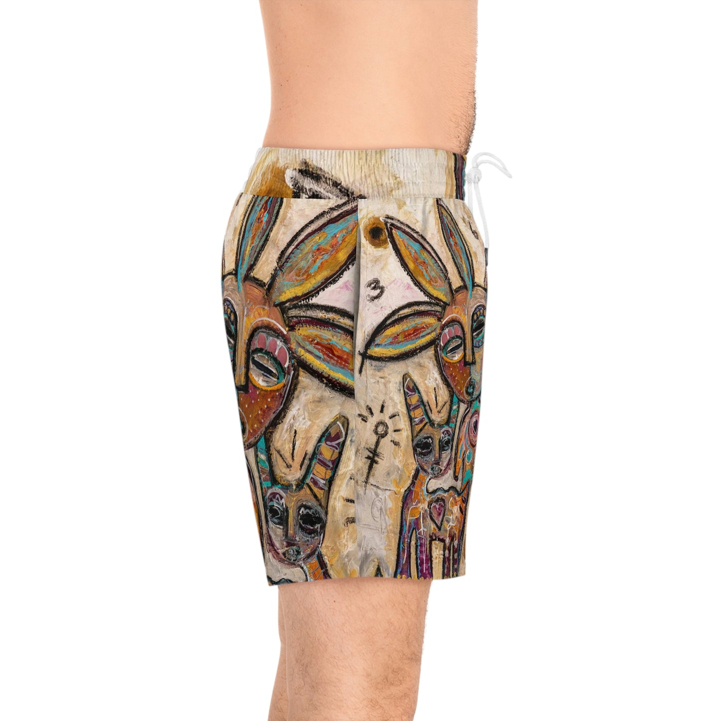 Men's Mid-Length Swim Shorts (AOP)