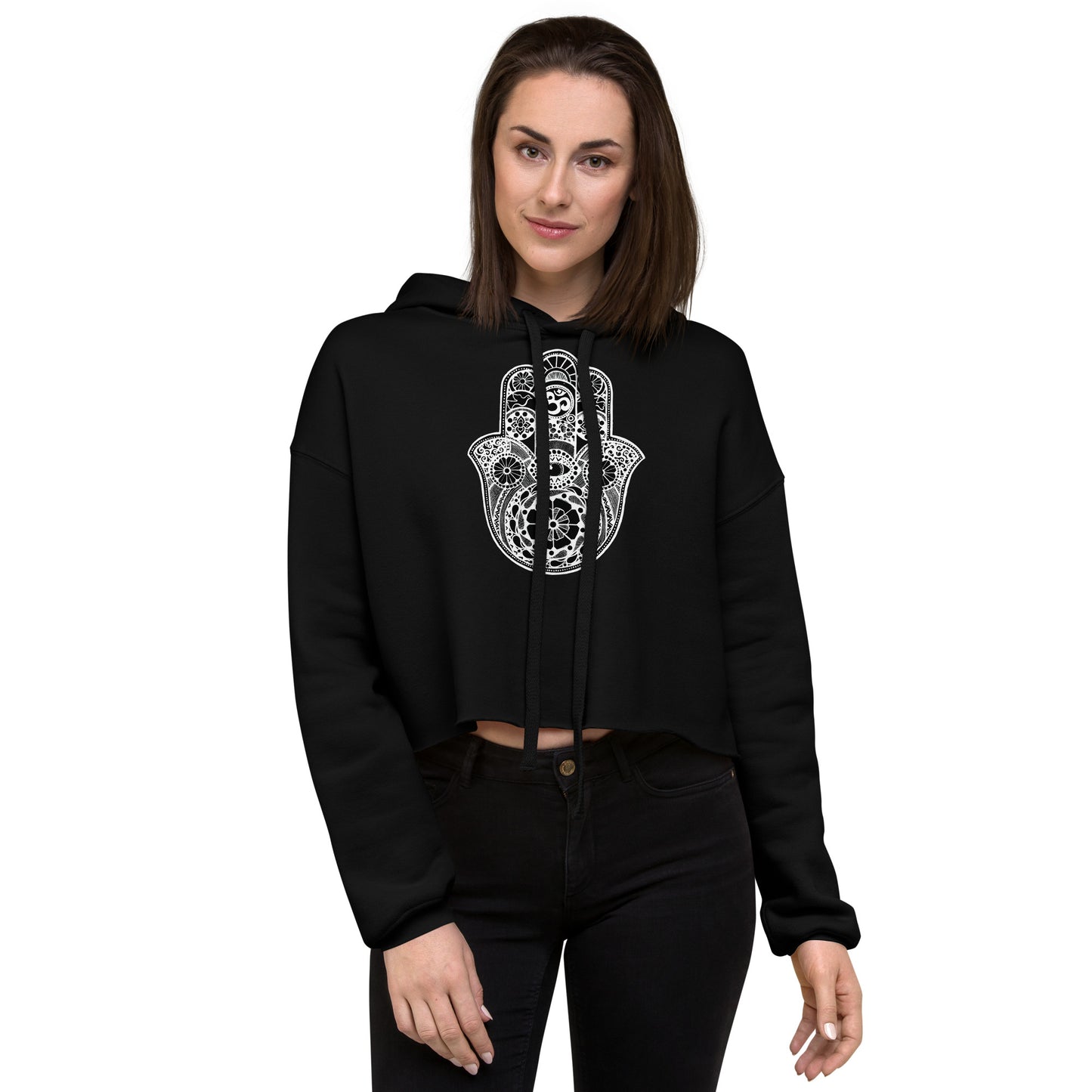 Hamsa Crop Hoodie