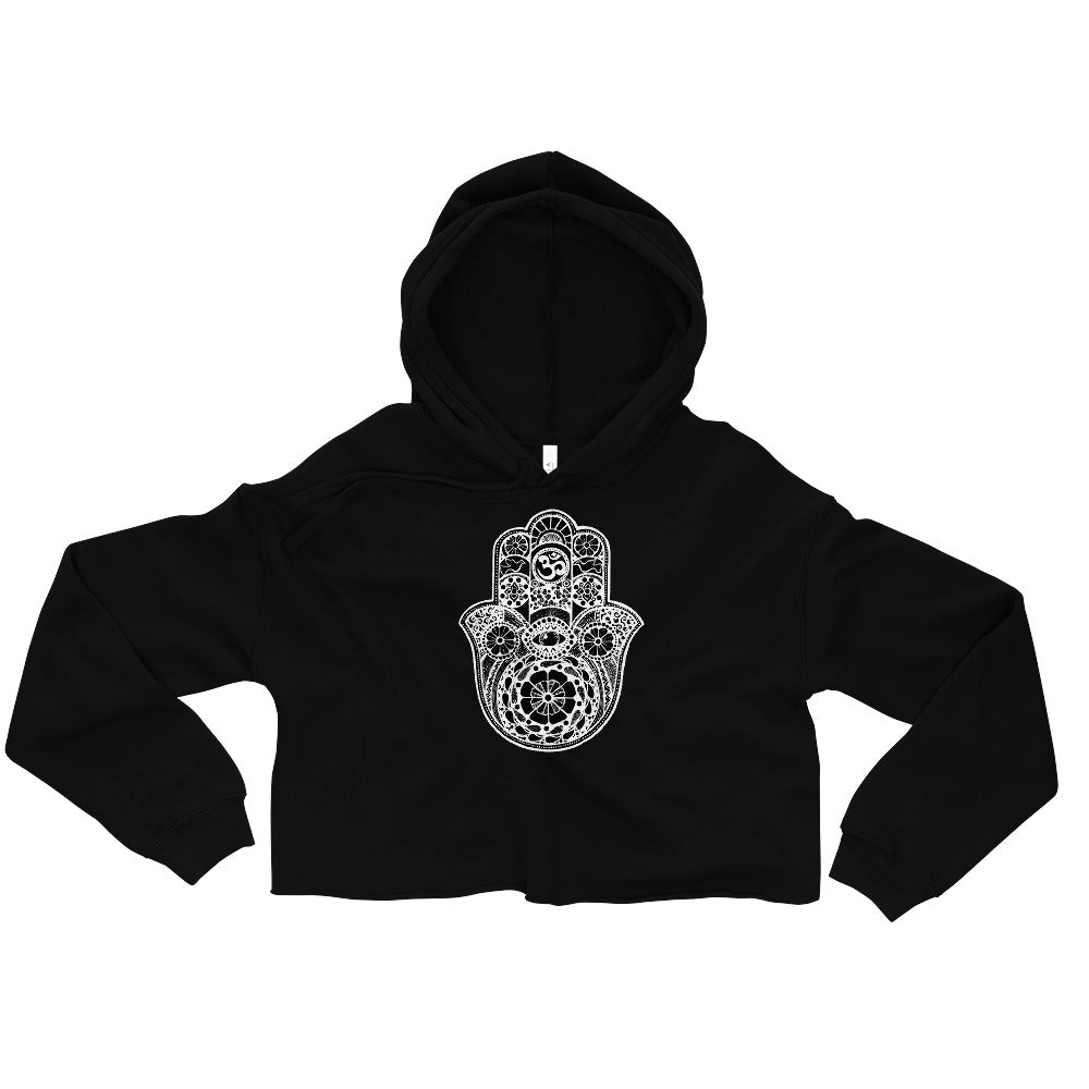 Hamsa Crop Hoodie