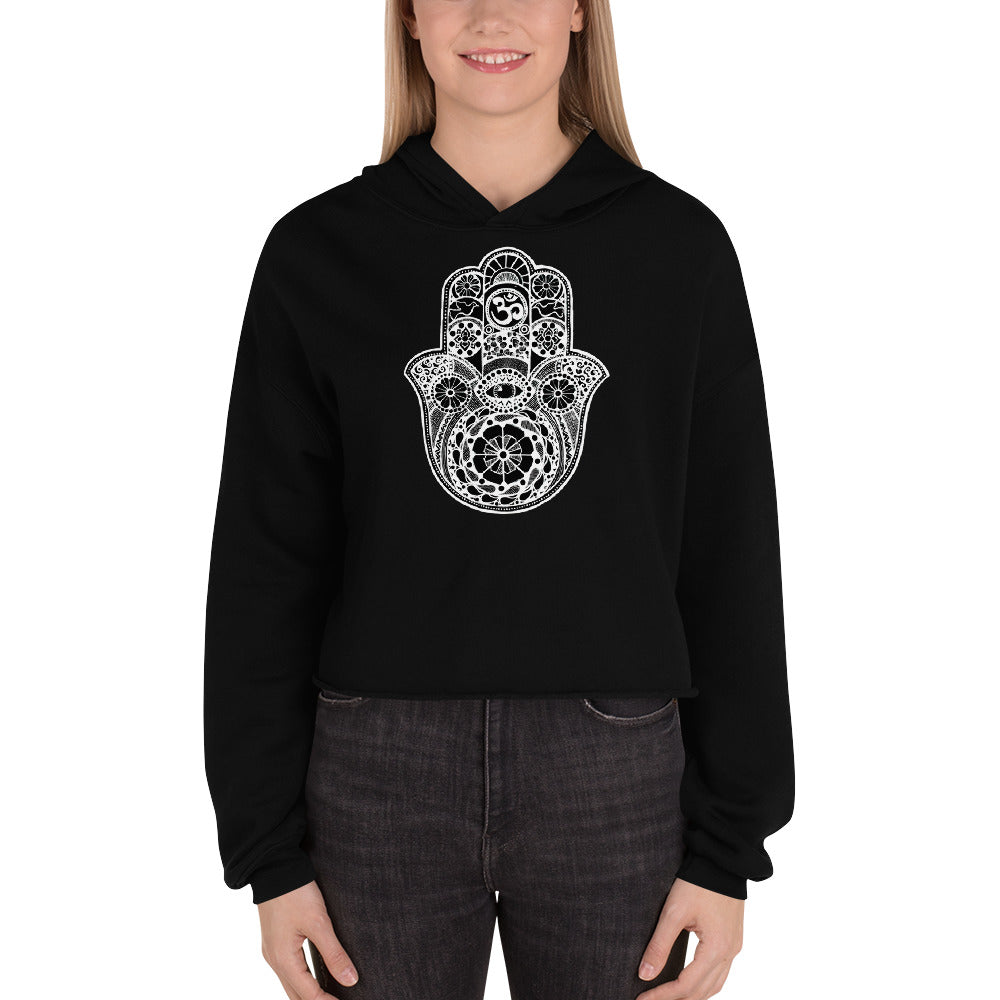 Hamsa Crop Hoodie