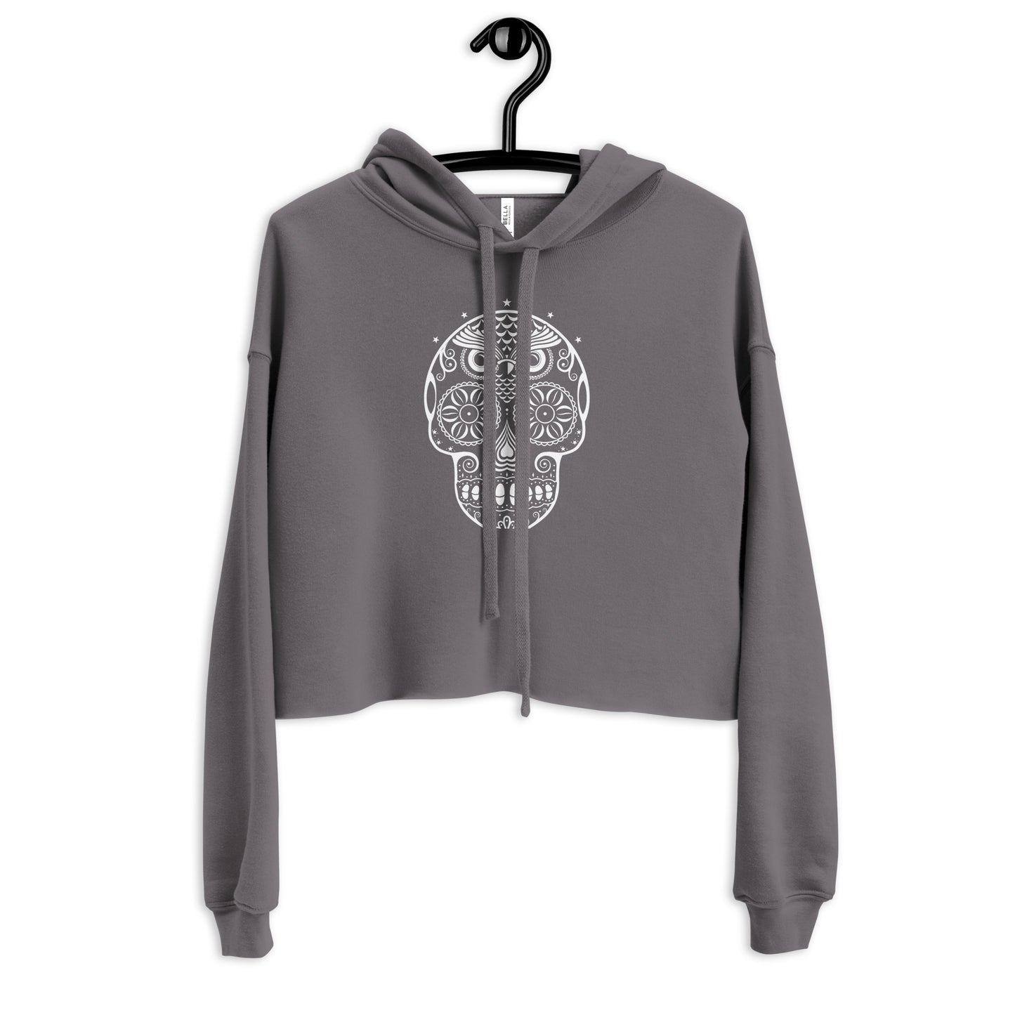 Memento Mori Crop Hoodie