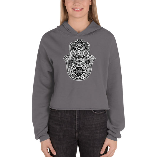 Hamsa Crop Hoodie