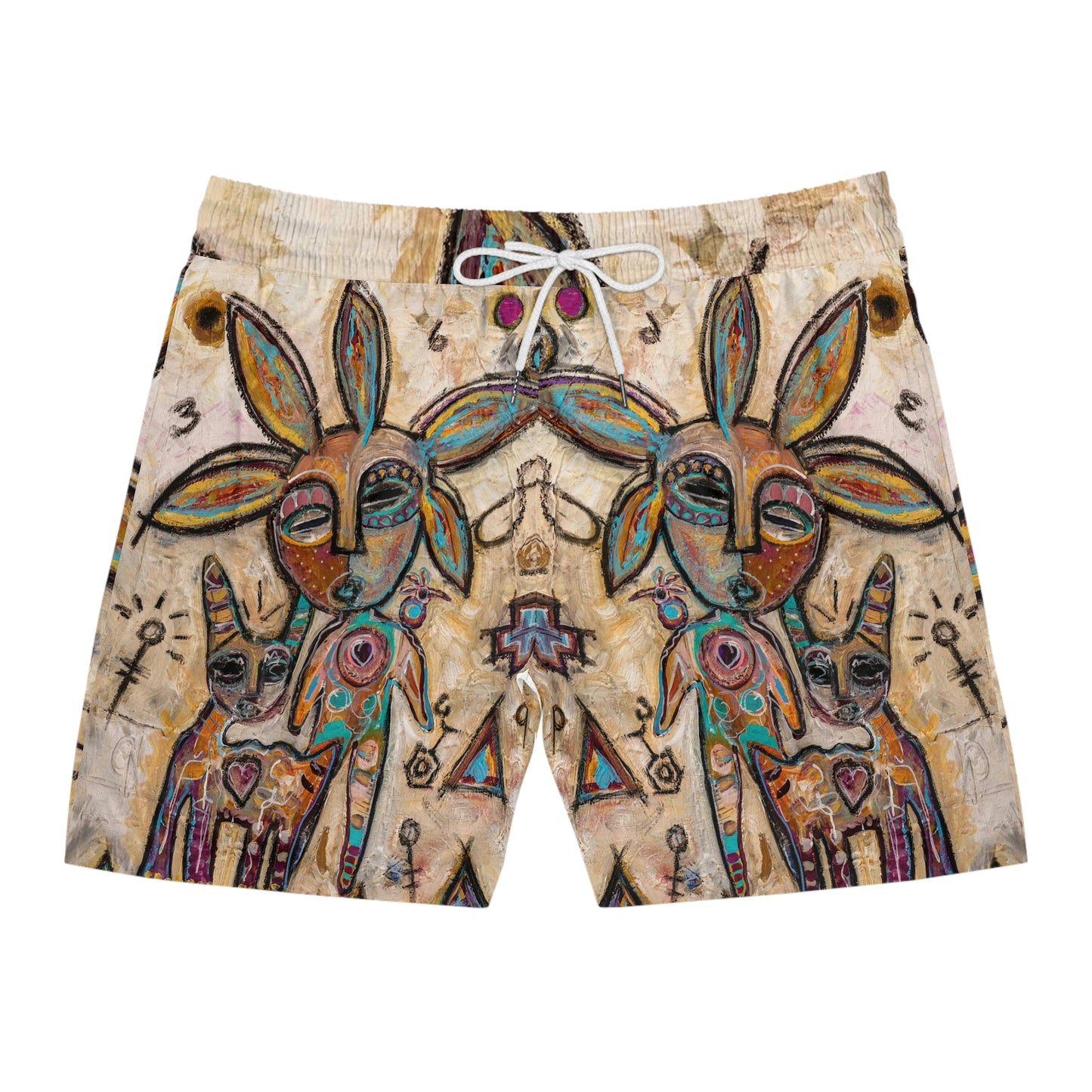 Men's Mid-Length Swim Shorts (AOP)