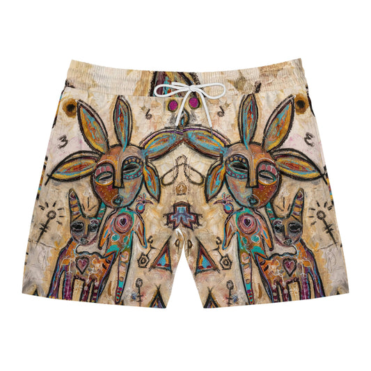 Men's Mid-Length Swim Shorts (AOP)