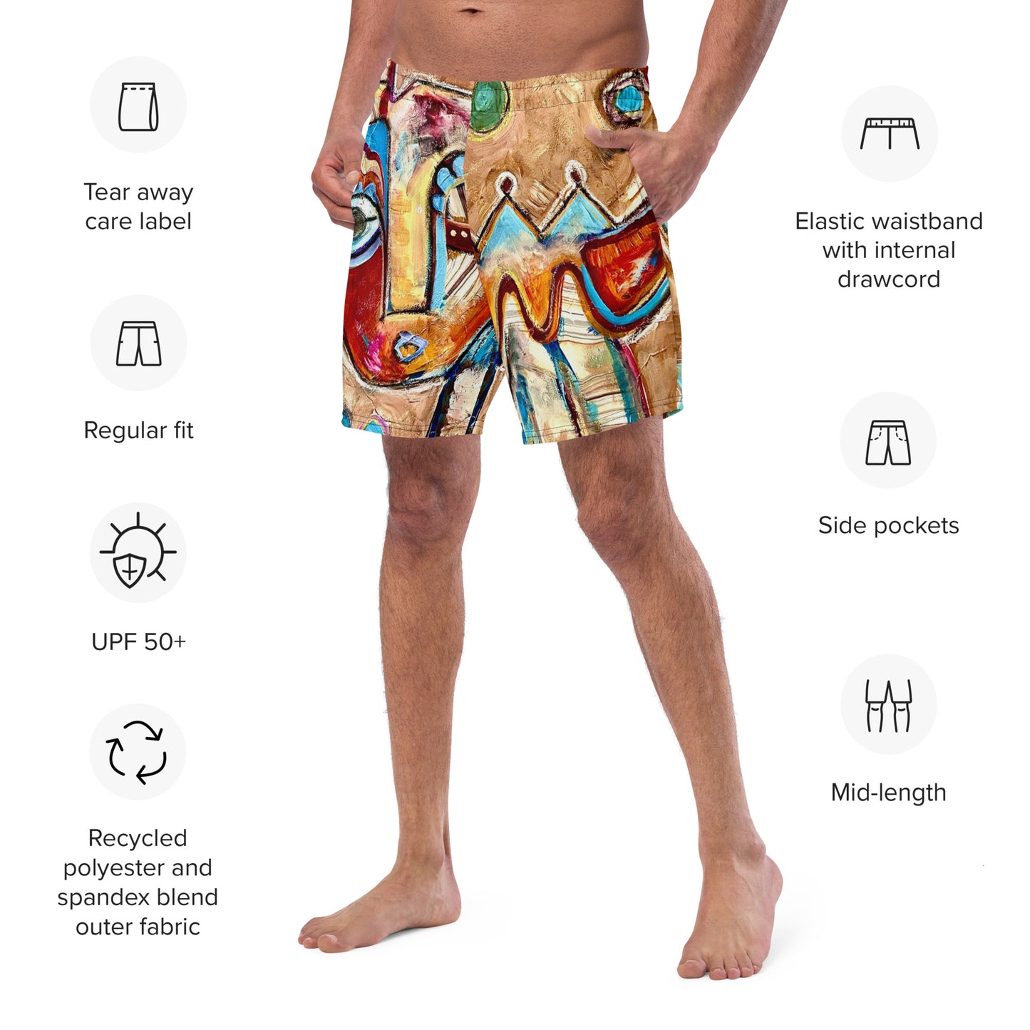 Men's swim trunks
