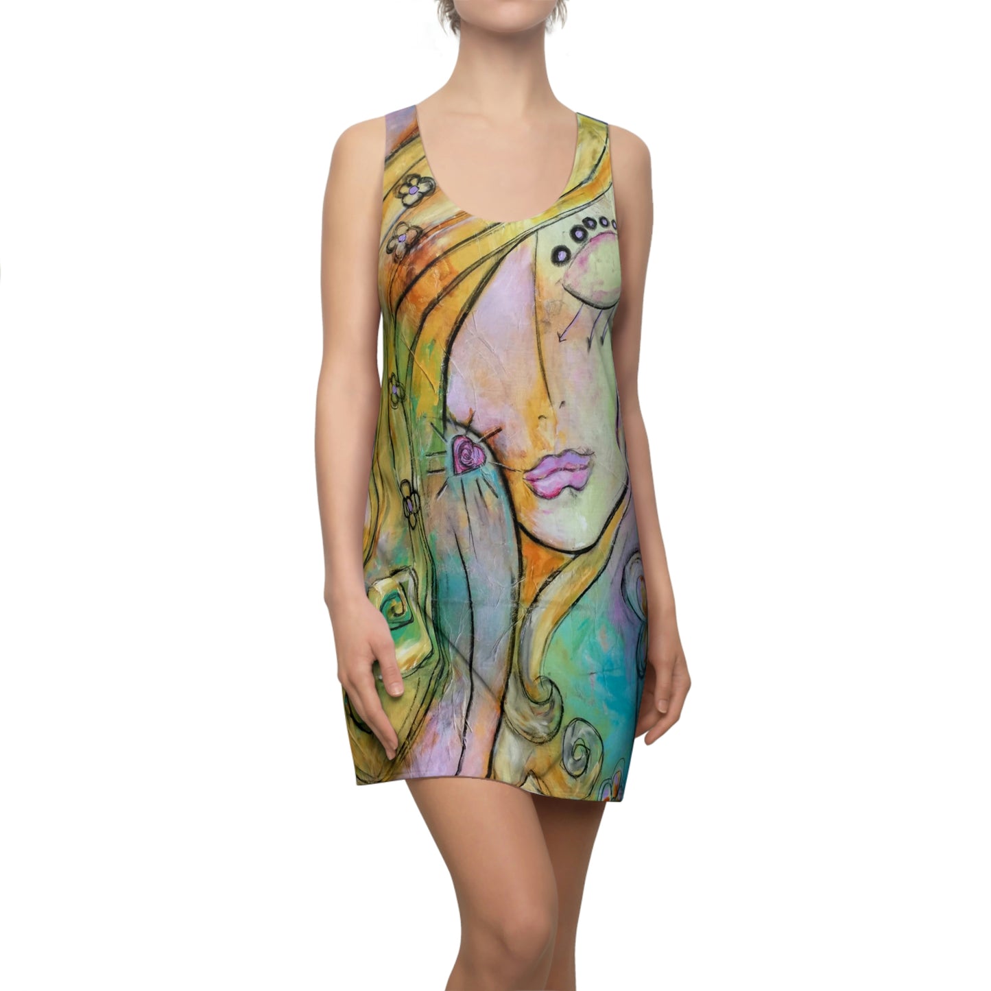 Pink Diamonds Women's Racerback Dress