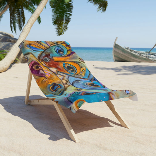 Circles & Triangles Beach Towel